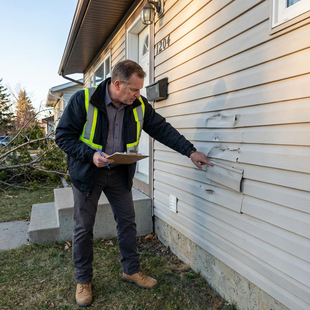 How to File a Siding Insurance Claim in Calgary After Hail